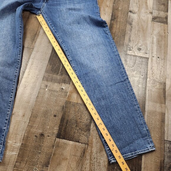 Mens Mavi Zach Straight Leg size 42x34 Mid Rise Blue Denim Jeans - Picture 8 of 11